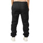Women Black Heavy Melton Sweatpant