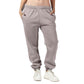 Women Light grey Heavy Melton Sweatpant