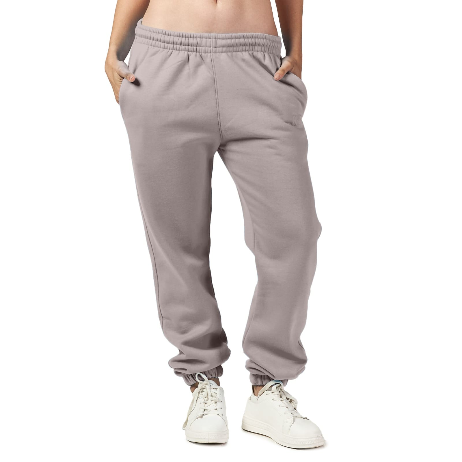 Women Light grey Heavy Melton Sweatpant