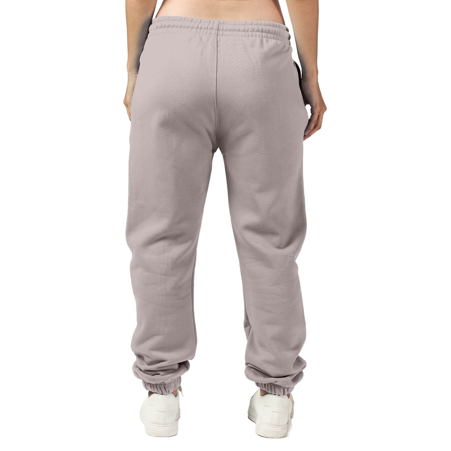 Women Light grey Heavy Melton Sweatpant