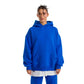 Women Blue Heavy Melton Hoodie