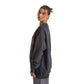 Women Dark Grey Heavy French terry Printed Sweatshirt. “Freedom Rock”