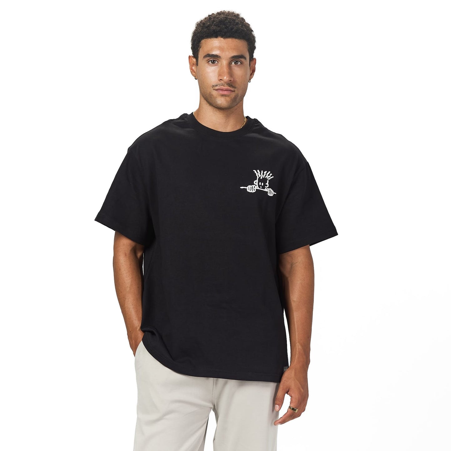 Your Comfort Zone Black Oversized T shirt