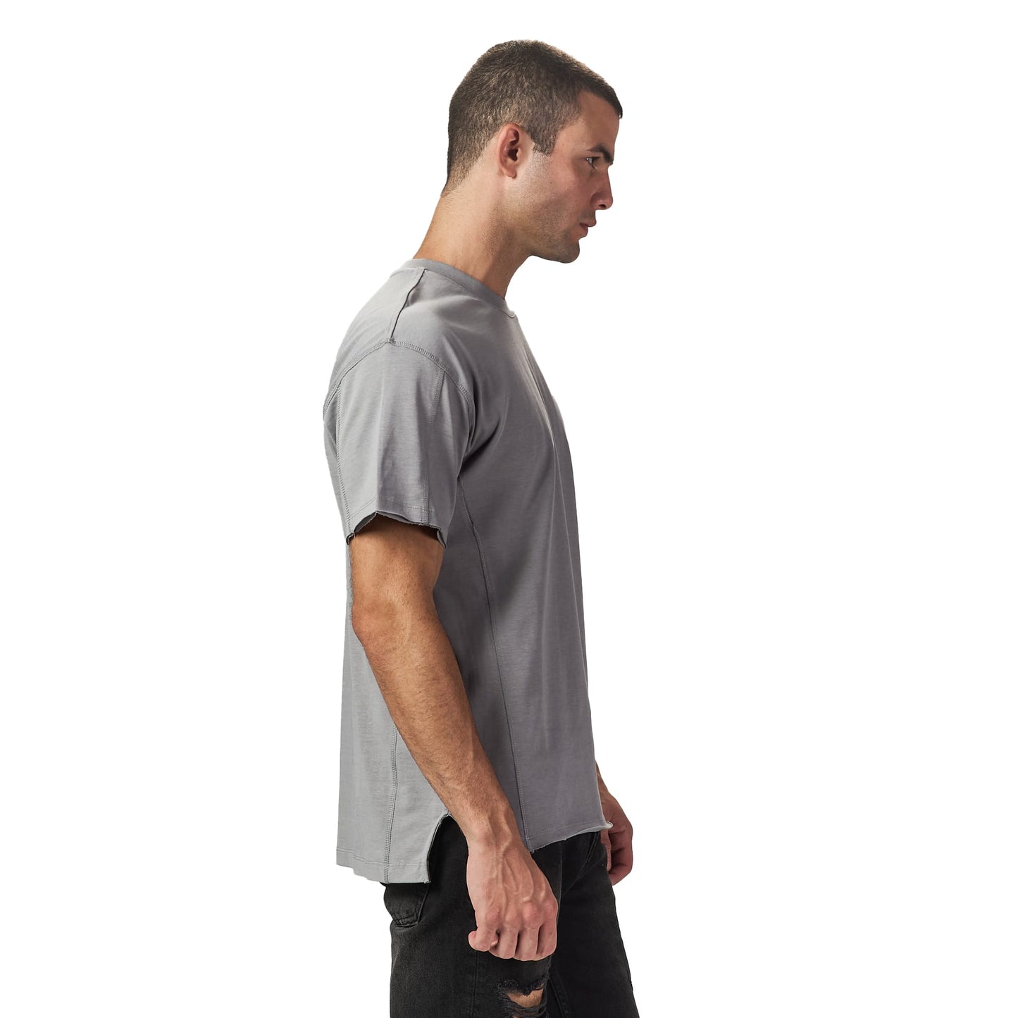 Grey Oversized T shirt ST
