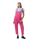 Pink dungaree dress