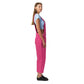 Pink dungaree dress