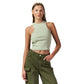 Mint green sleeveless X body