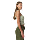 Mint green sleeveless X body