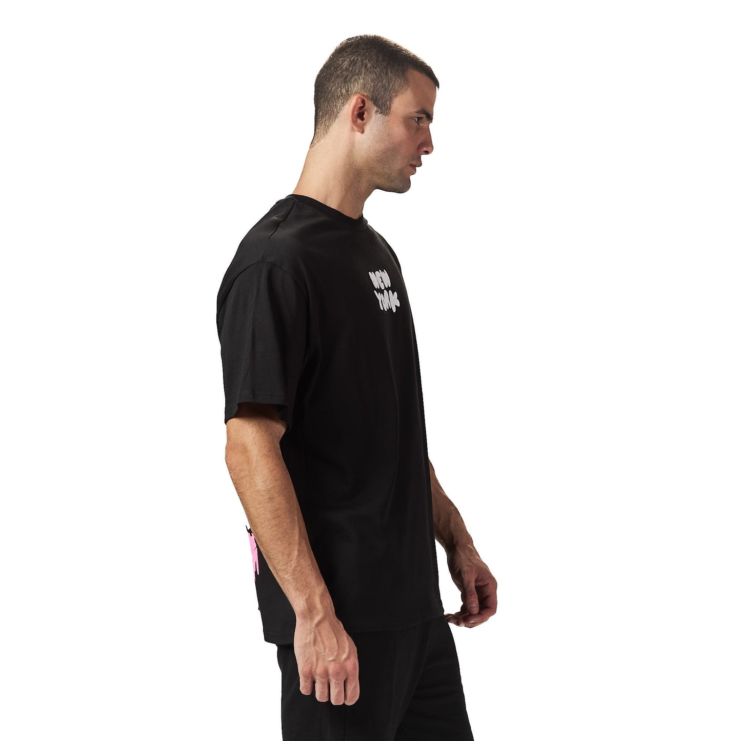 New York Black Oversized T-shirt