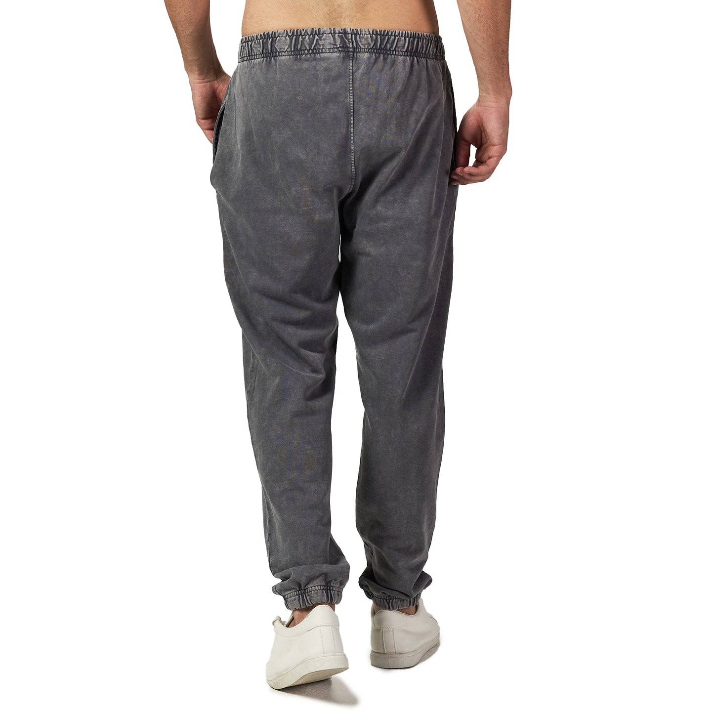 Washed grey plain sweatpant