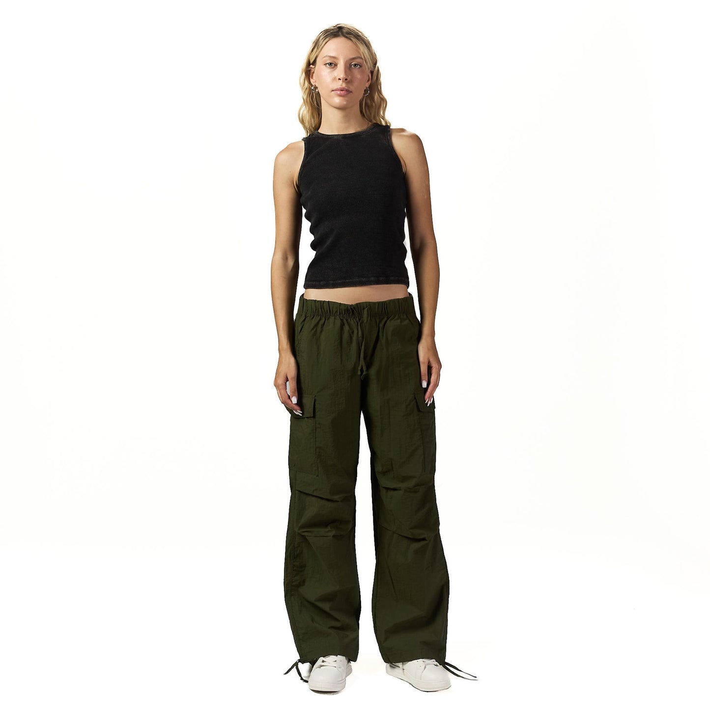 Olive Parachute Pant