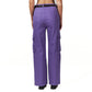 Purple cargo baggy pant