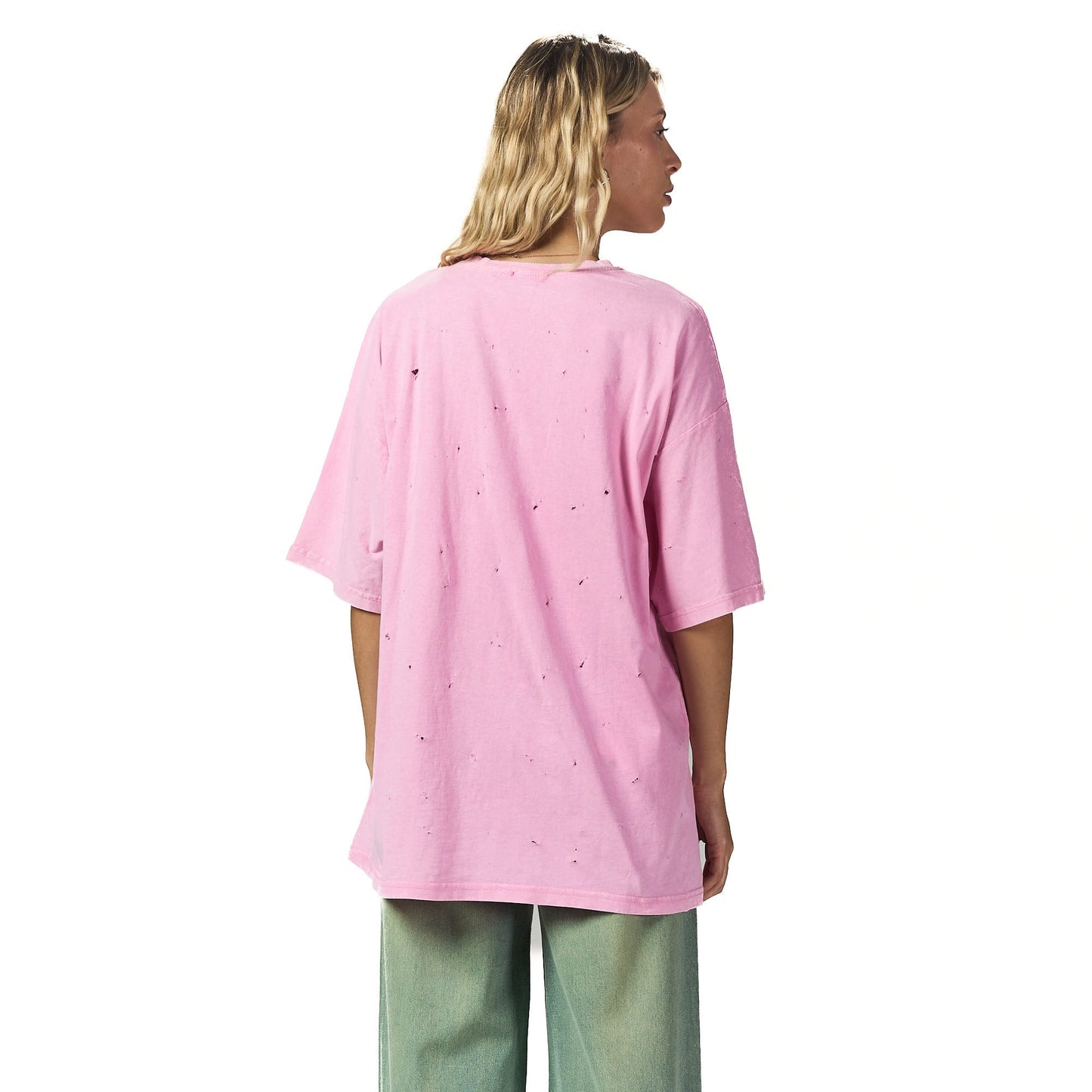 Burning Holliday Rose Oversized T shirt