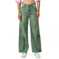 Light green front pocket jeans