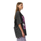 Doing Whatever I want washed grey oversized t shirt