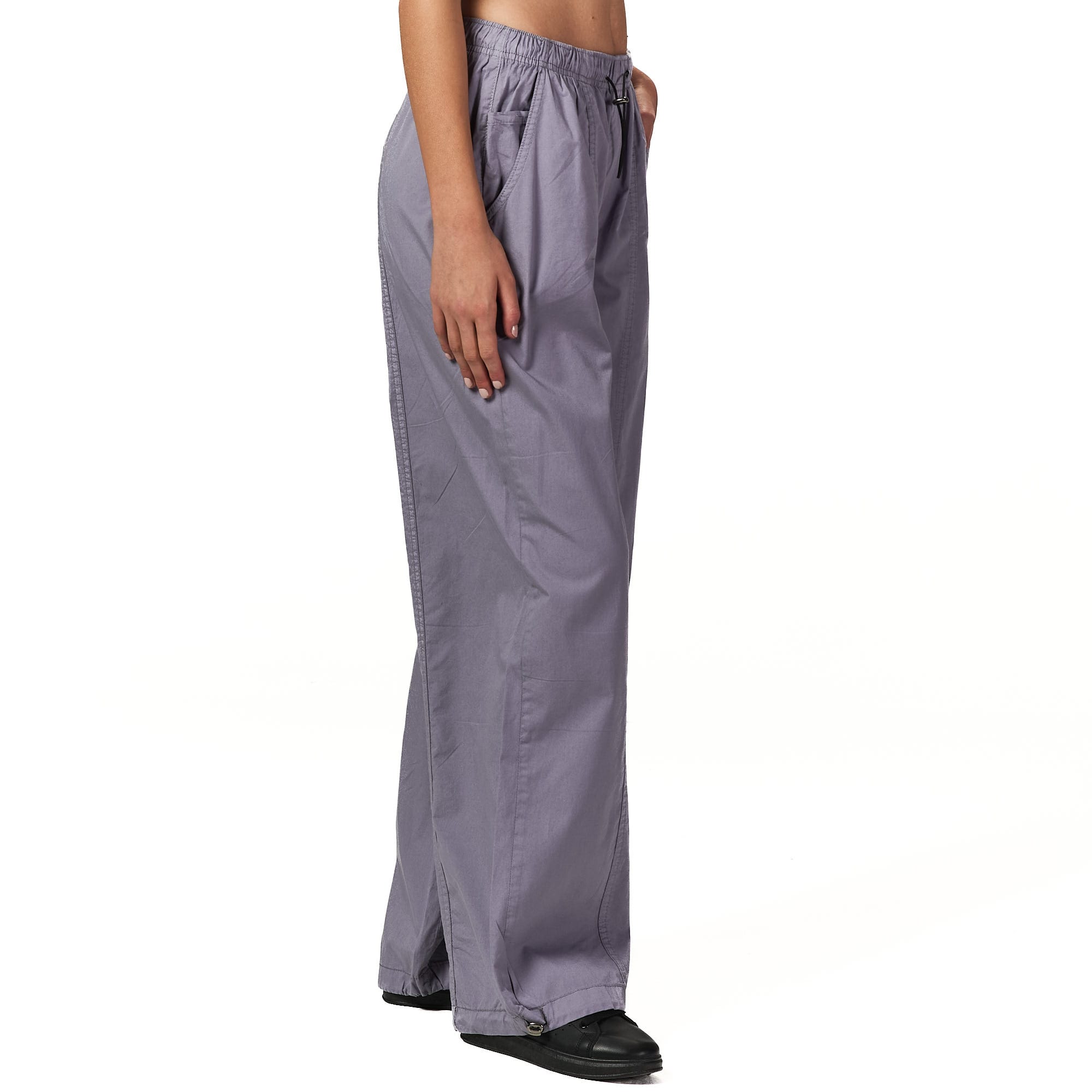 Grey parachute pant