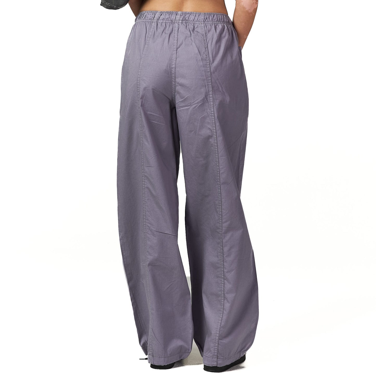 Grey parachute pant