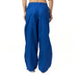 Blue parachute pant