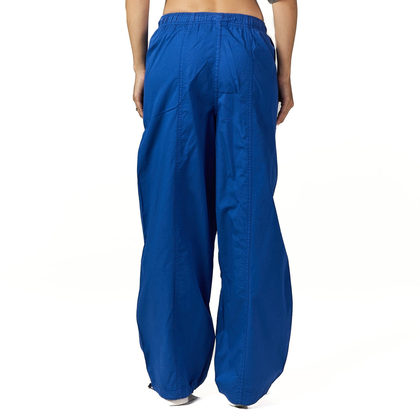 Blue parachute pant
