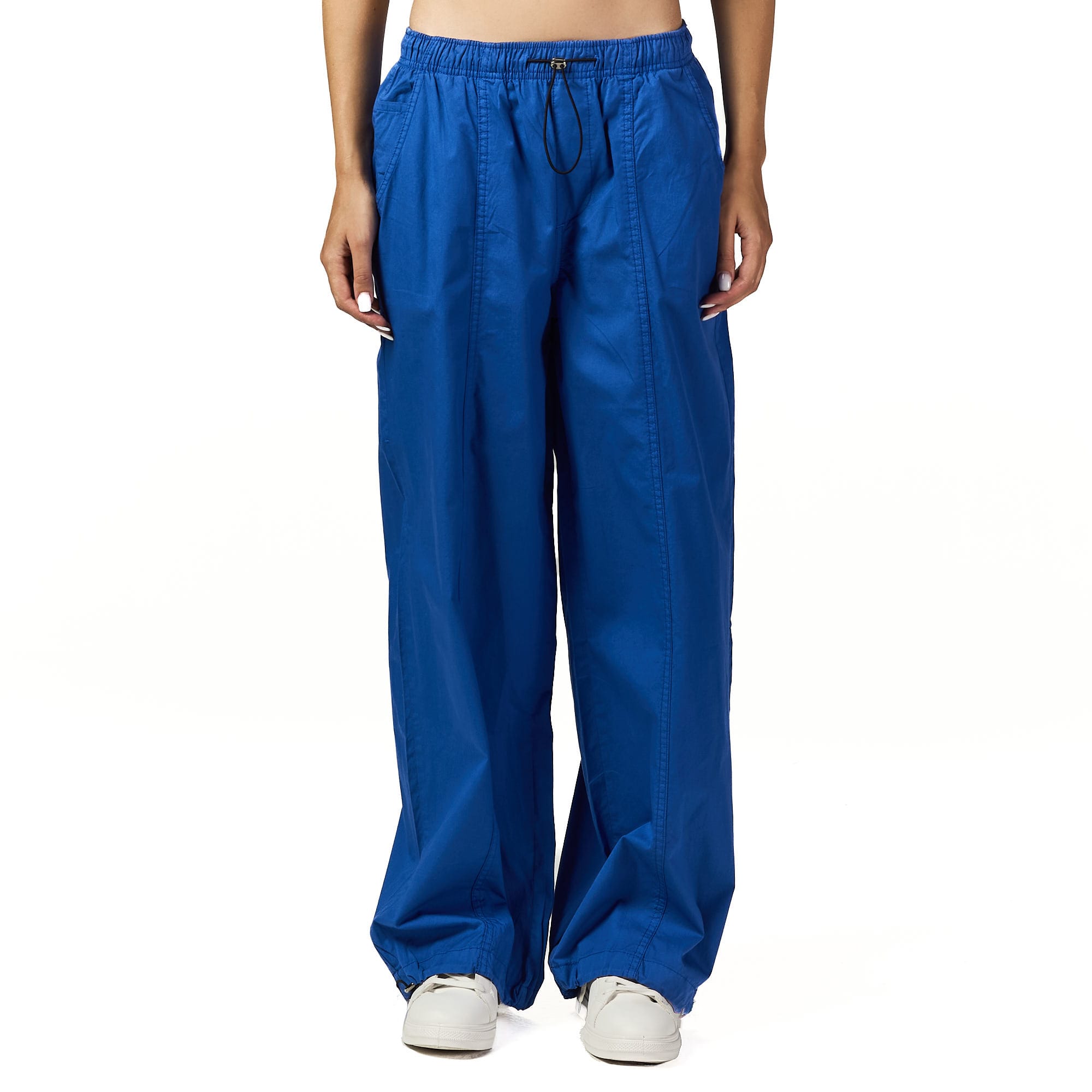 Blue parachute pant