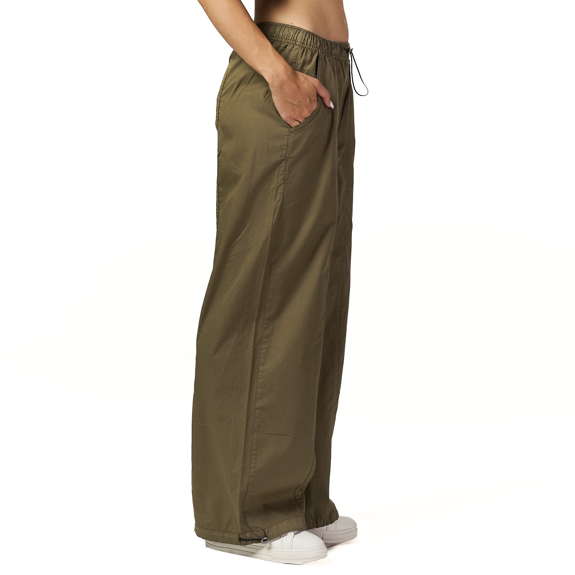 Olive Parachute Pant