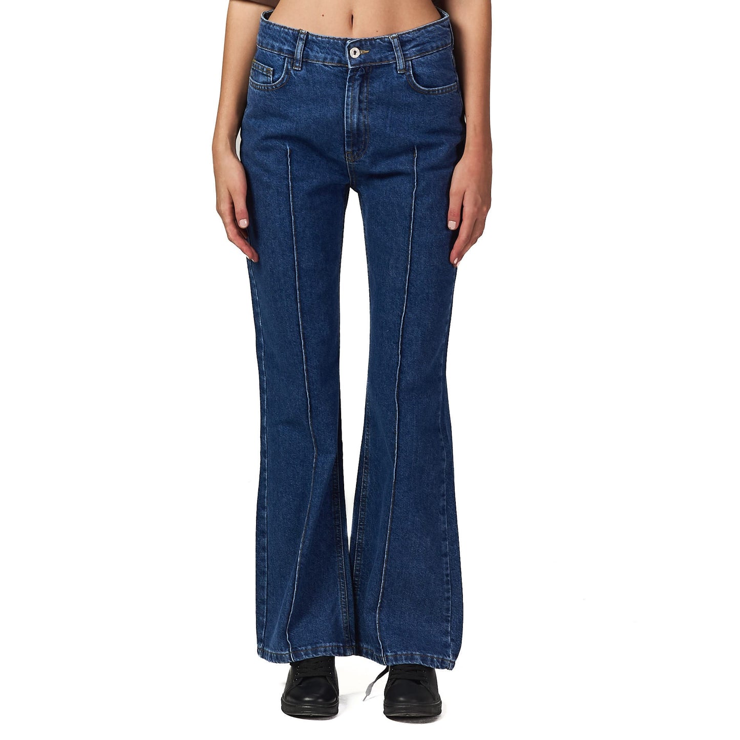 Blue loose jean
