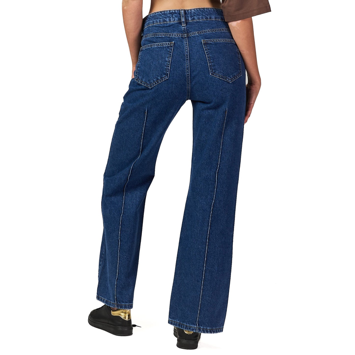 Blue loose jean