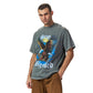 Stay blessed oversized printed t shirt
