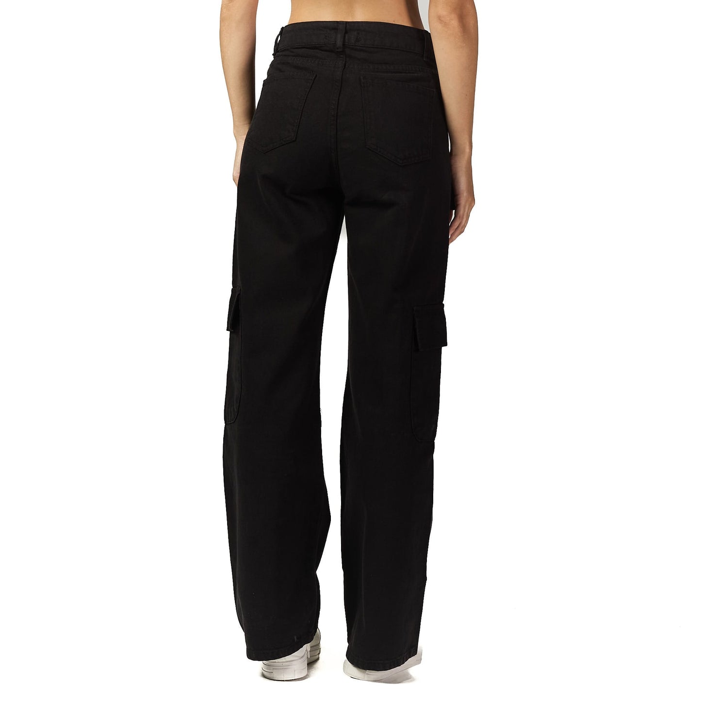Black baggy cargo pant
