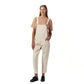 Beige dungaree dress