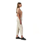Beige dungaree dress