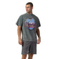 Hawaii Grey Oversized Printed T-shirt