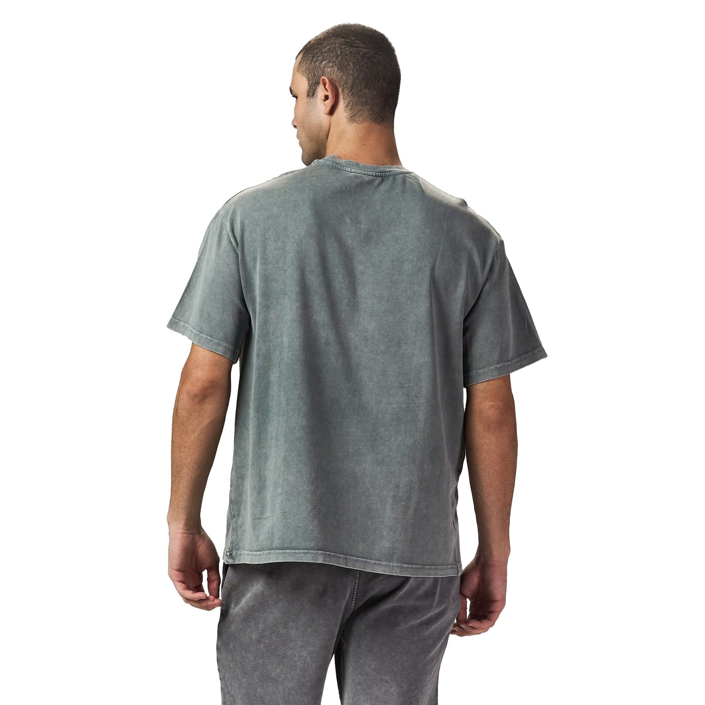 Hawaii Grey Oversized Printed T-shirt