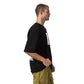 Provoke black oversized printed t-shirt