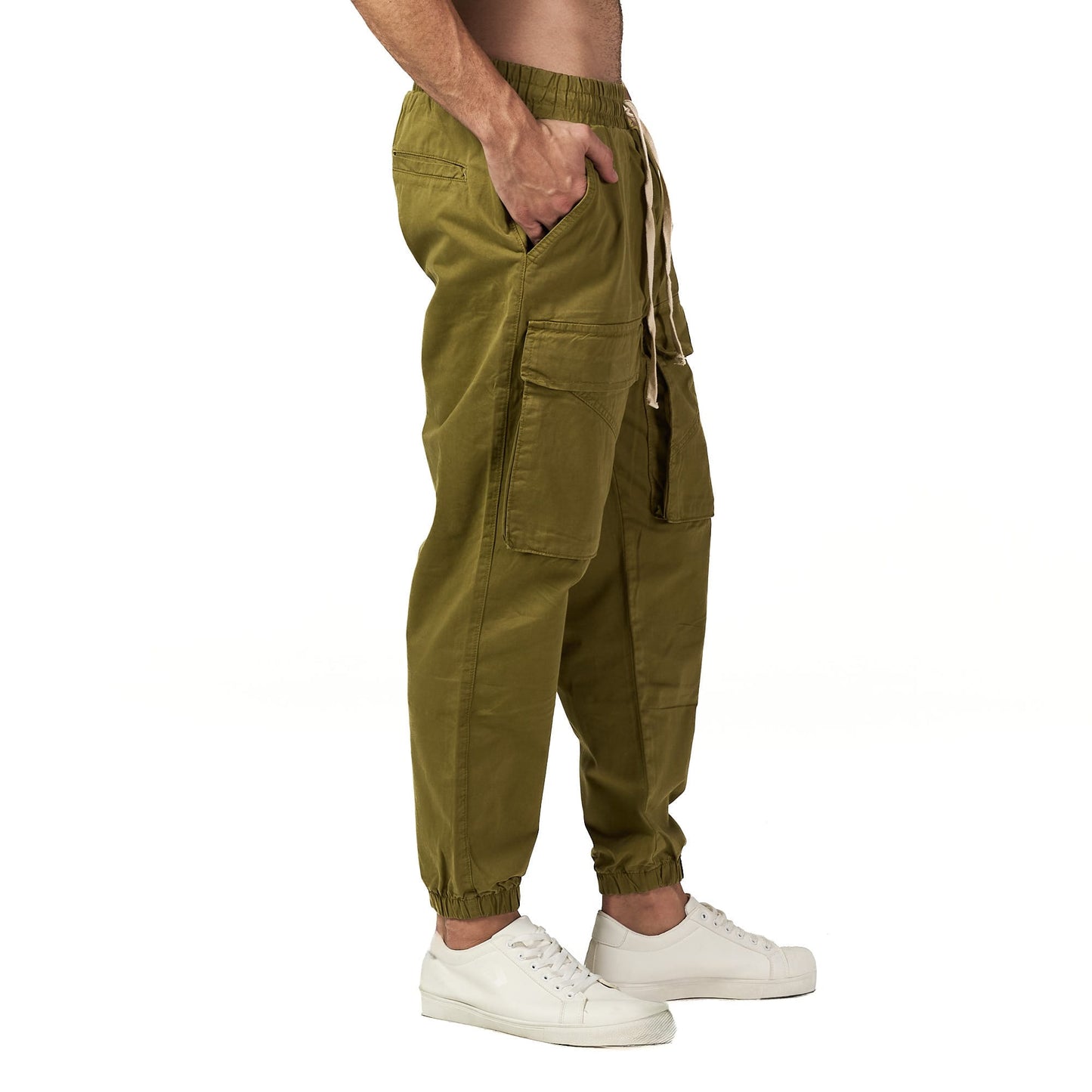 Olive cargo baggy pant