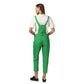 Green dungaree dress