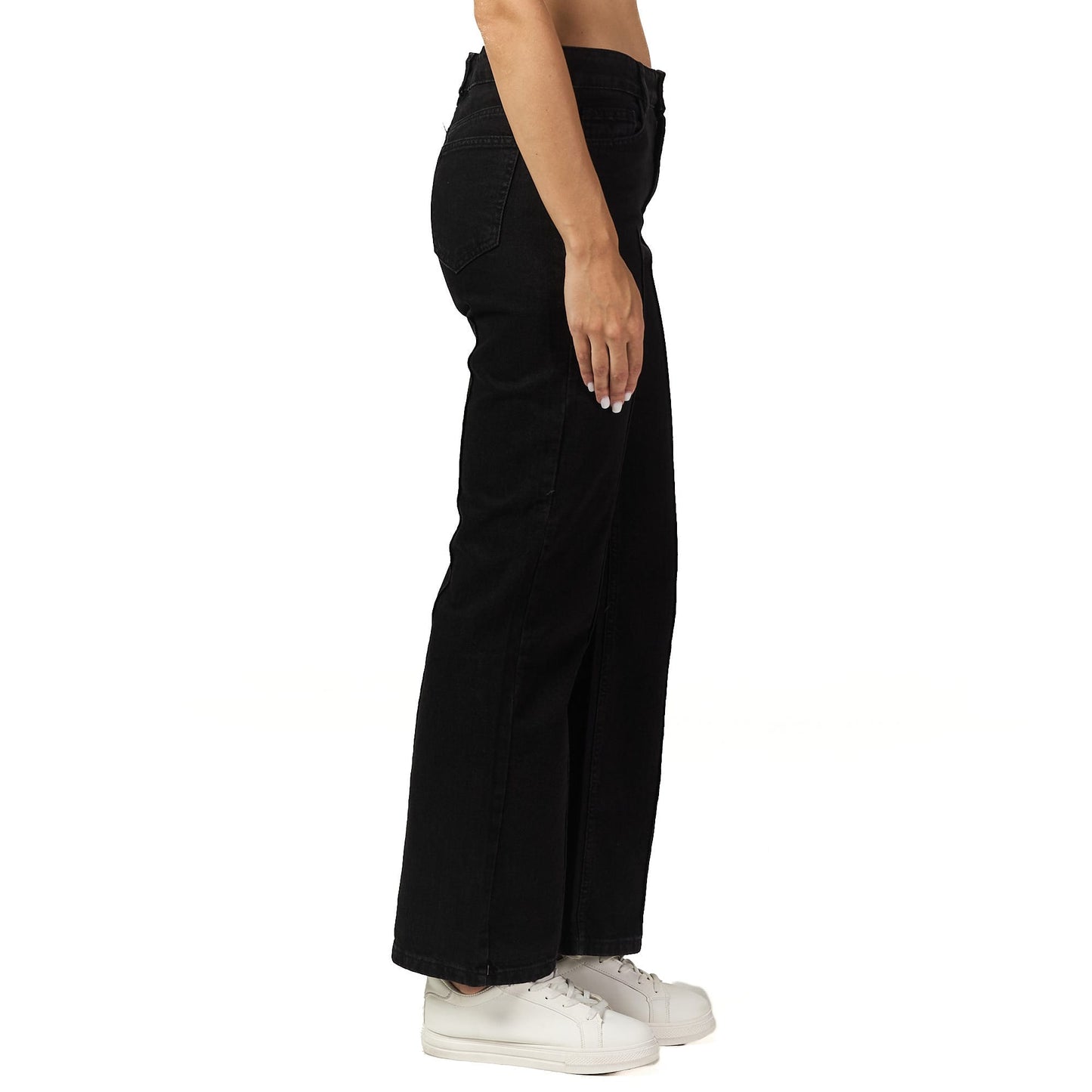 Black loose jeans pant