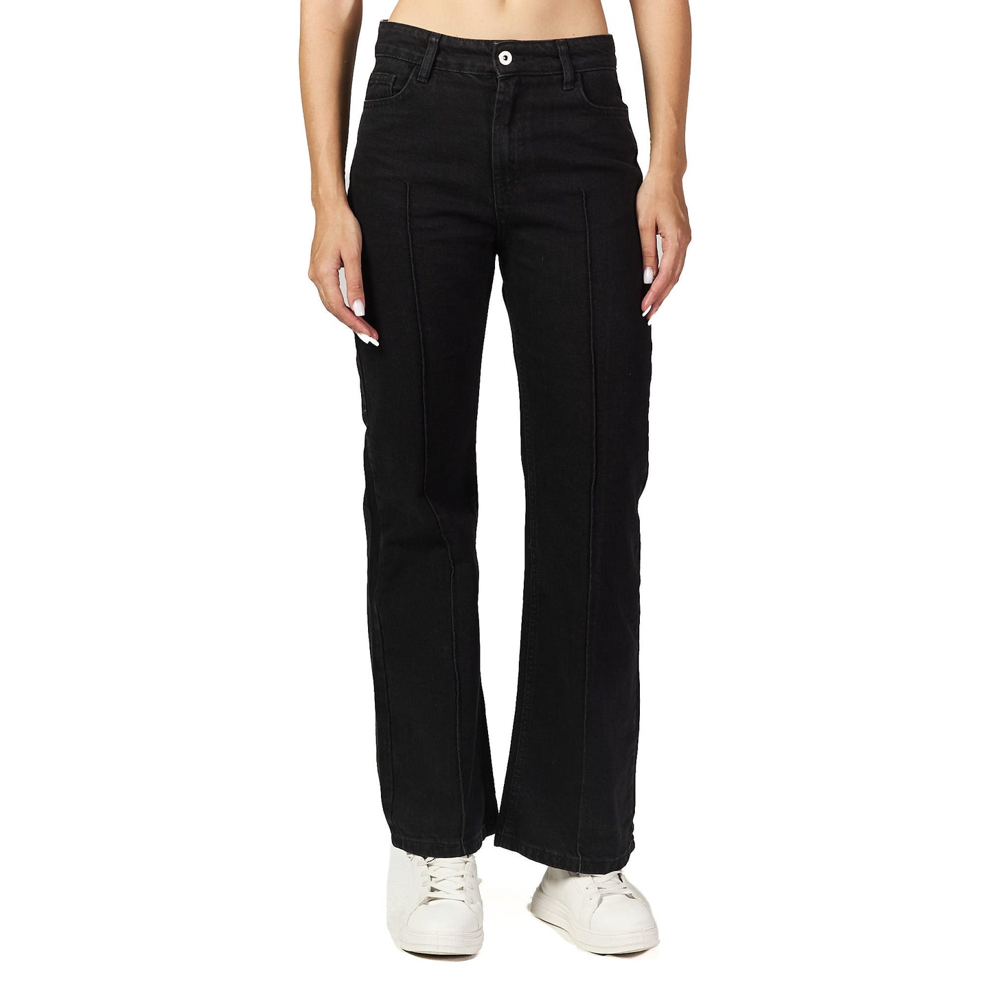 Black loose jeans pant