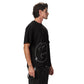 Bad Vibes Artwork Black Oversized Printed T shirt
