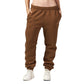 Women Brown Heavy Melton Sweatpant