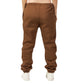Women Brown Heavy Melton Sweatpant