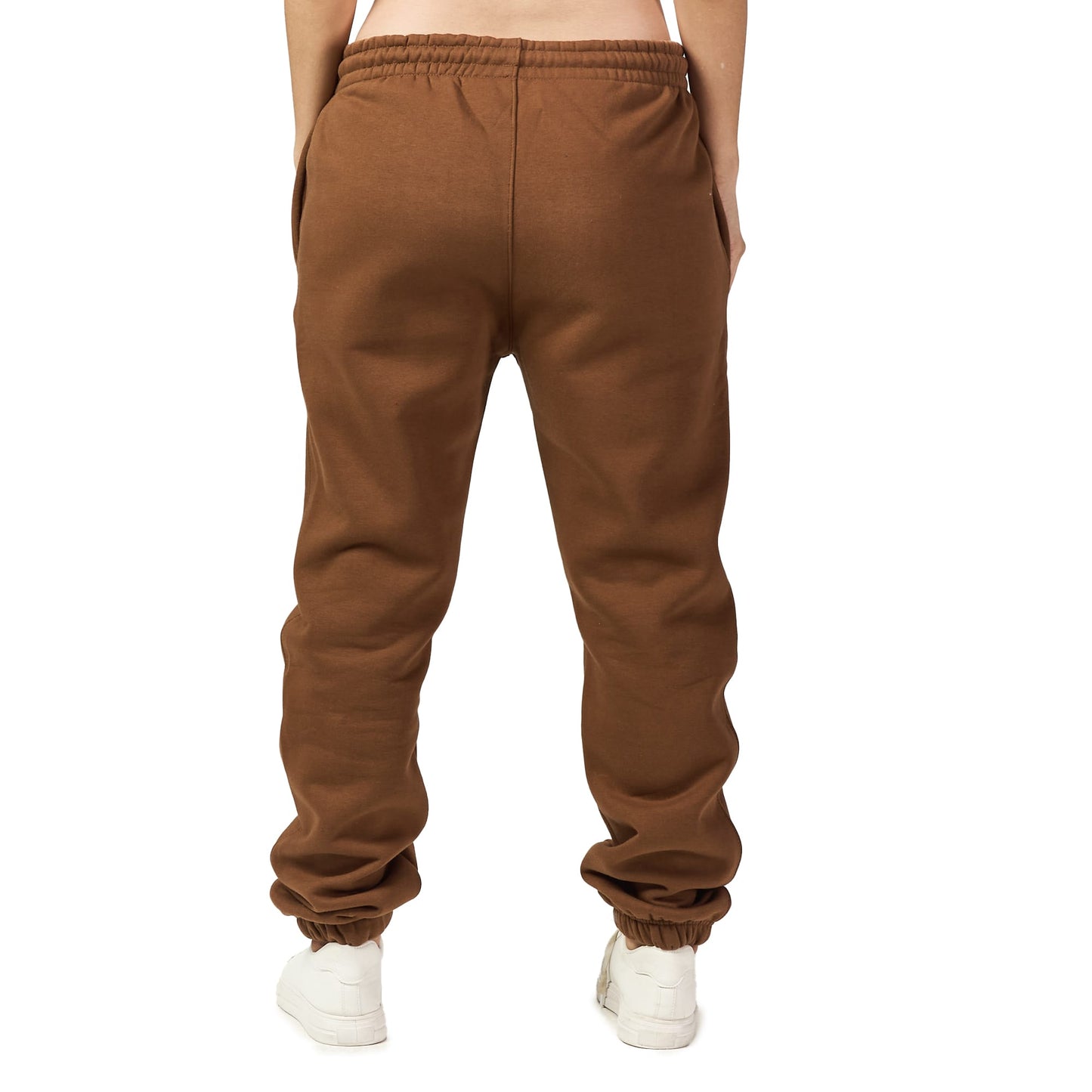 Women Brown Heavy Melton Sweatpant