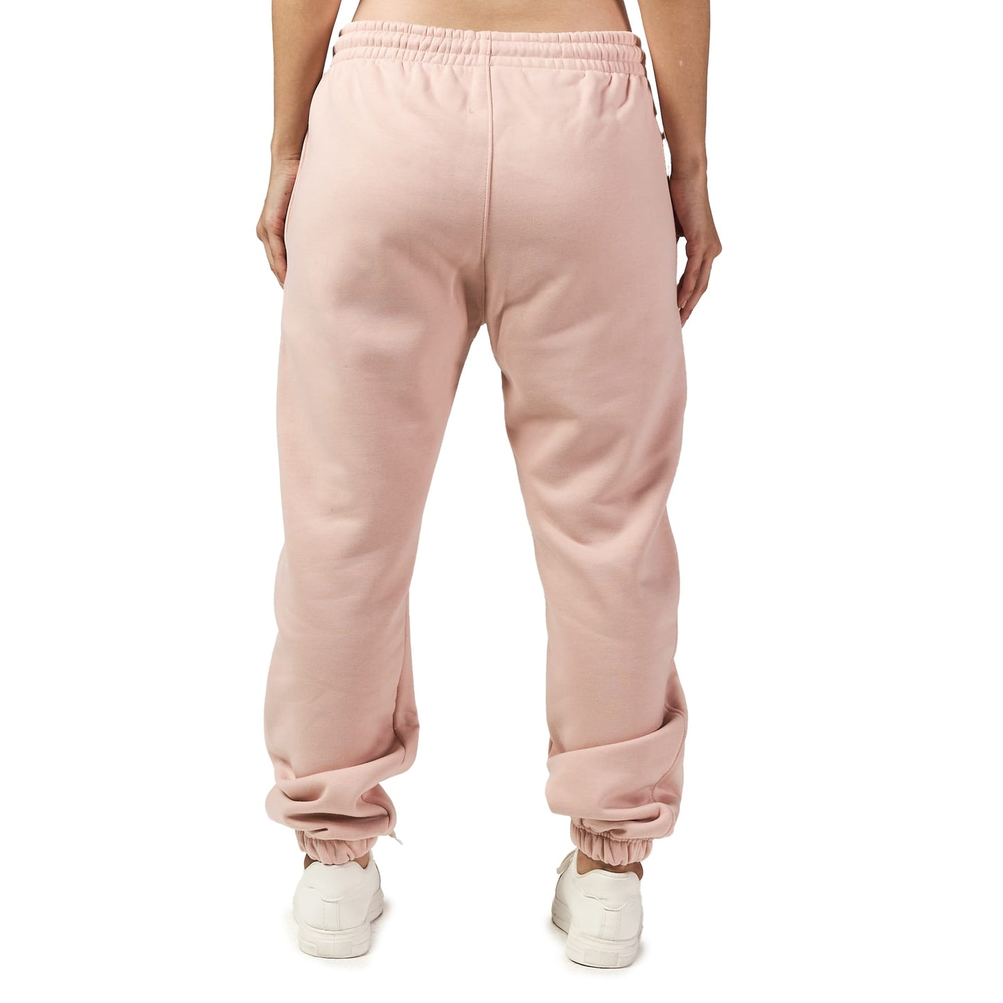 Women Pink Heavy Melton Sweatpant