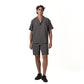 Grey striped set
