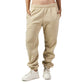Women Beige Heavy Melton Sweatpant
