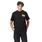Fresh black oversized printed t shirt