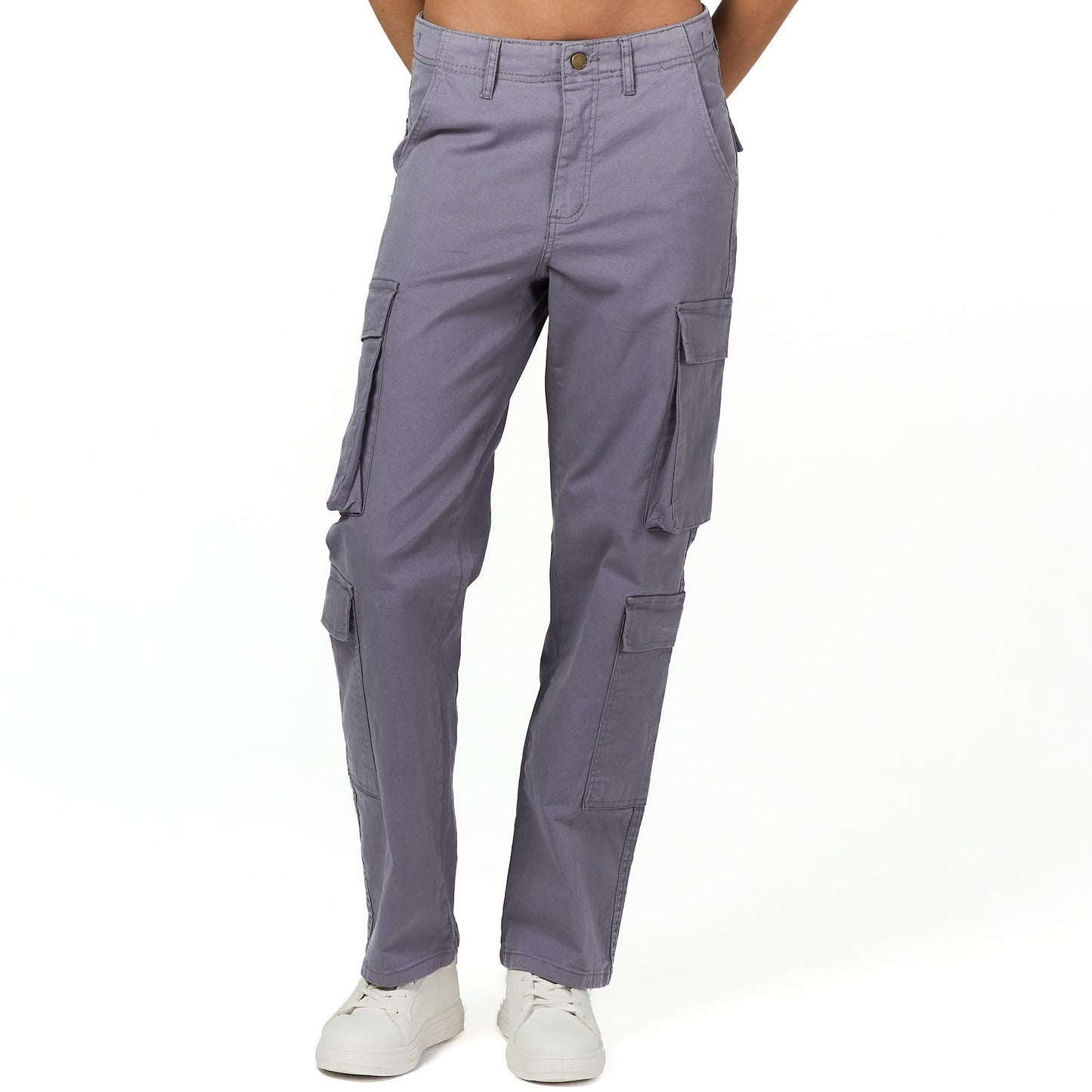 Grey baggy cargo pant