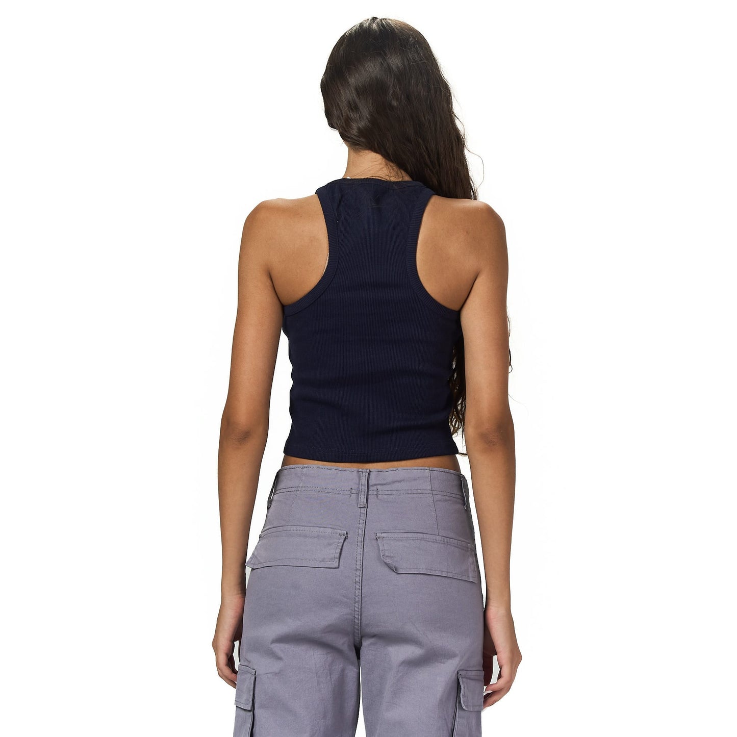 Dark blue Sleeveless X body