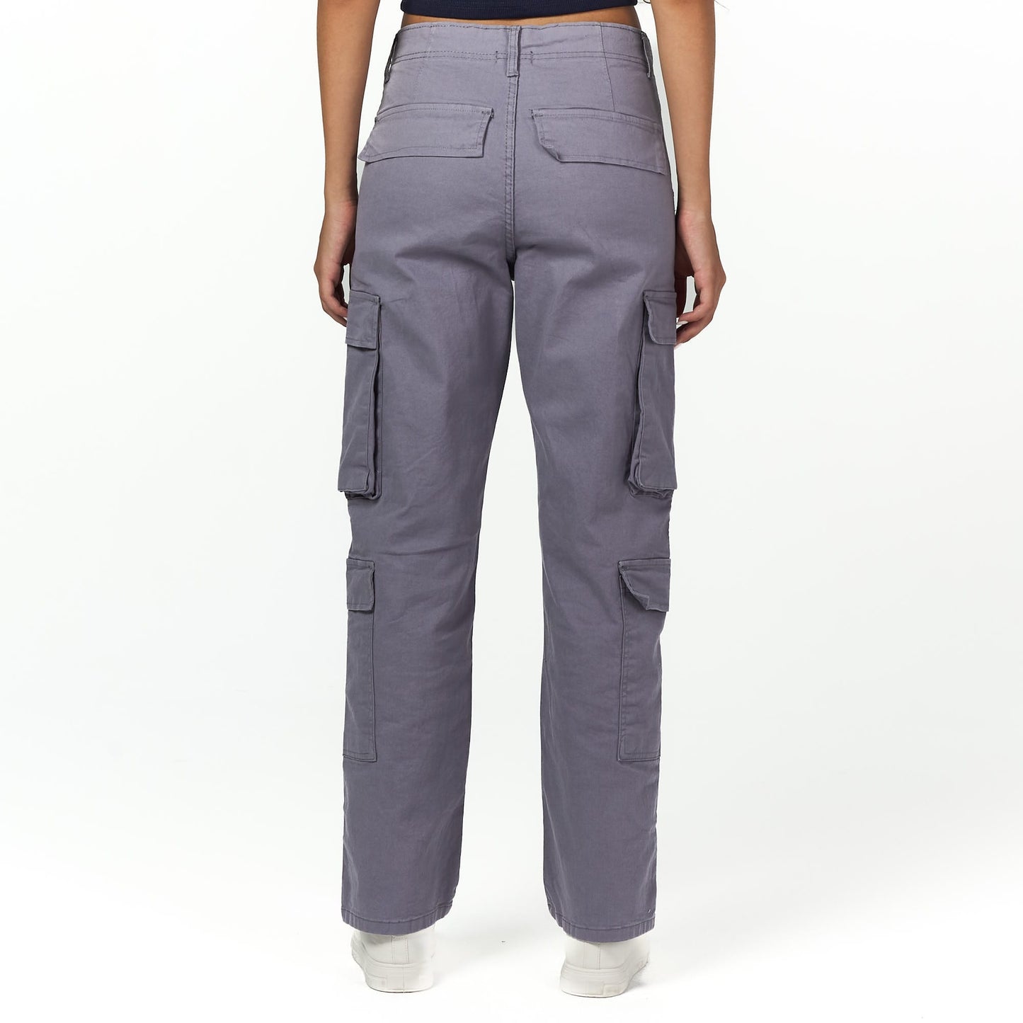 Grey baggy cargo pant