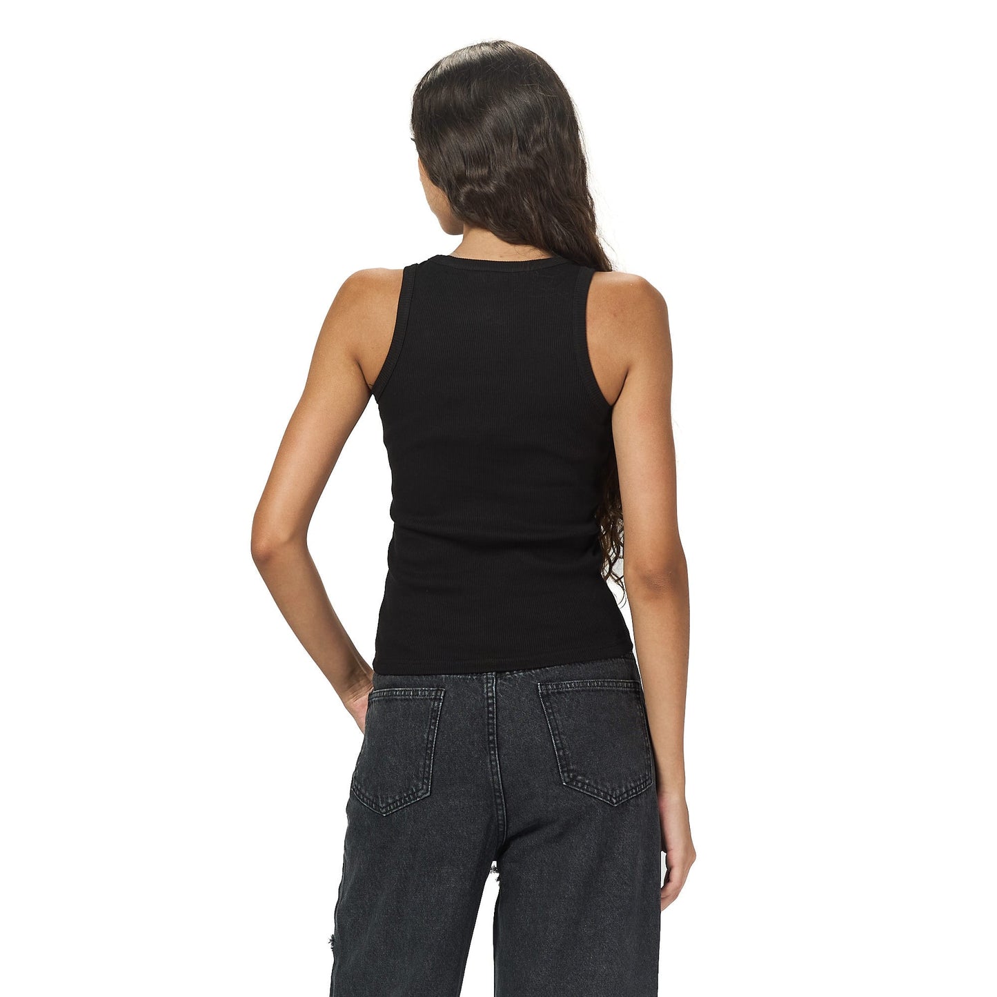 Black sleeveless body